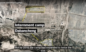 Egy kínai átnevelőtábor műholdfelvételen - VOX