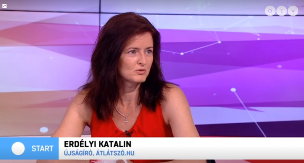 Erdélyi Katalin az ATV-ben, 2019.08.28.
